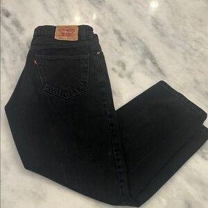 Levi's 550 Men's Dark Black Relaxed Jeans